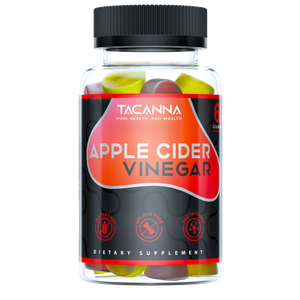 Apple Cider Vinegar Gummies All-Natural - 60 Count, Organic, Gluten-Free, Non-GMO - Promotes Fat Burning Weight Loss, Gentle Colon Detox and Cleanse Women, Men, and Kids